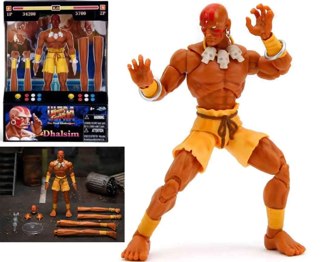 STREET FIGHTER 2: DHALSIM 1/12 DELUXE ACTION FIGURE