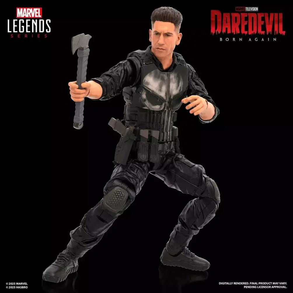 MARVEL LEGENDS DAREDEVIL BORN AGAIN PUNISHER ACTION FIGURE