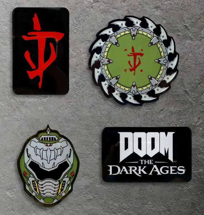 DOOM THE DARK AGES MAGNET SET ICONS