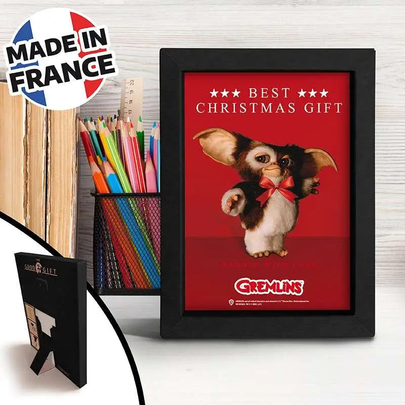 GREMLINS BEST CHRISTMAS GIFT KRAFT FRAME