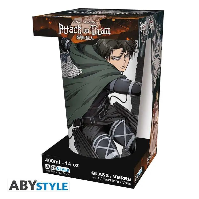 ATTACK ON TITAN LEVI S4 GLASS L