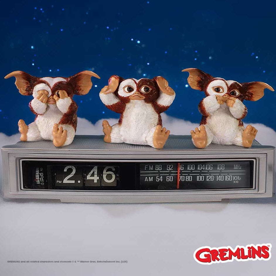 GREMLINS THREE WISE GIZMO FIGURINE SET