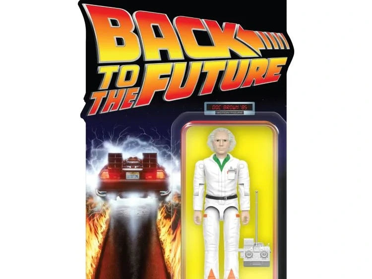 BACK TO THE FUTURE WAVE 1 DOC BROWN '85 REACTION+ FIGURE