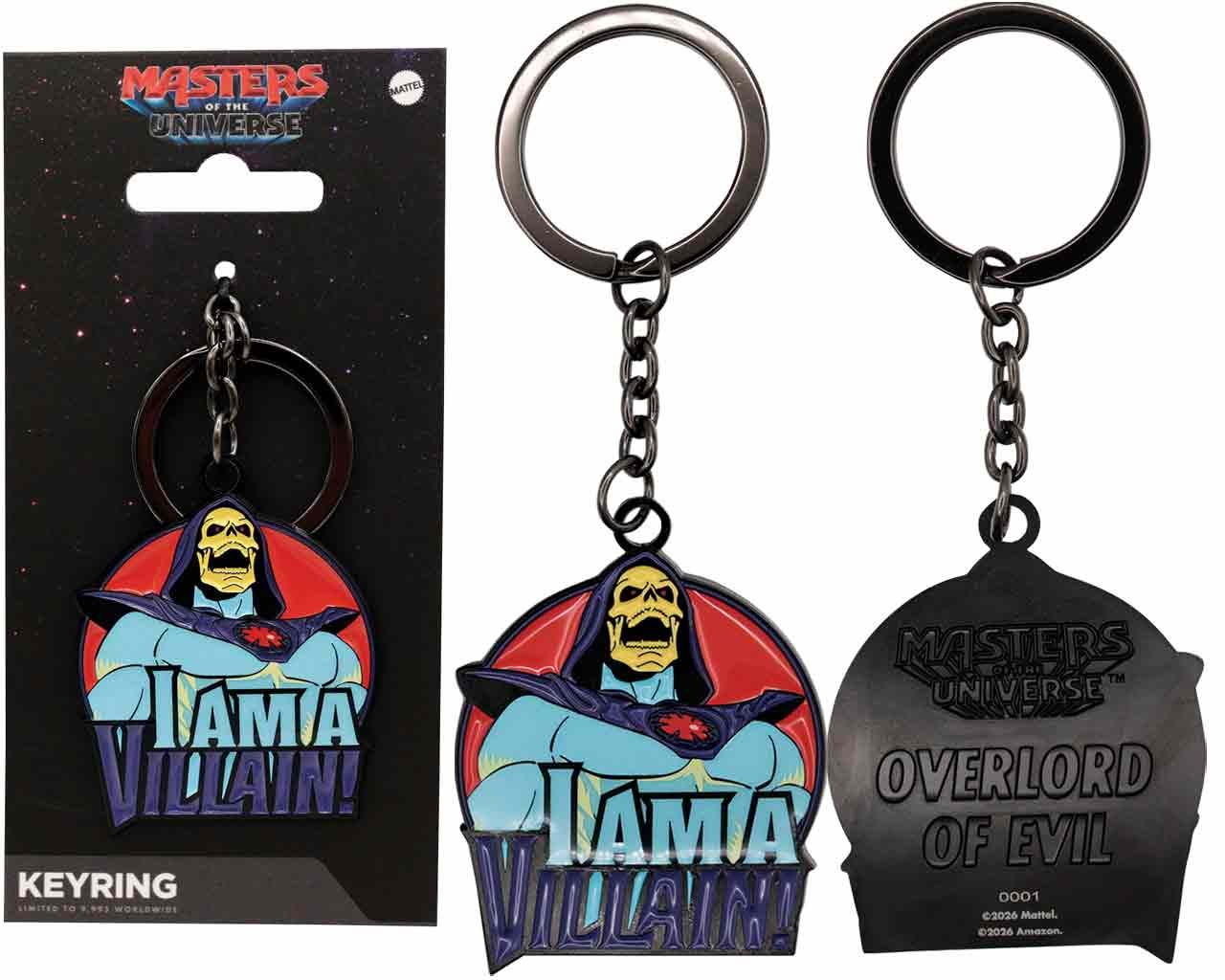 MASTERS OF THE UNIVERSE SKELETOR LIMITED EDITION KEYRING