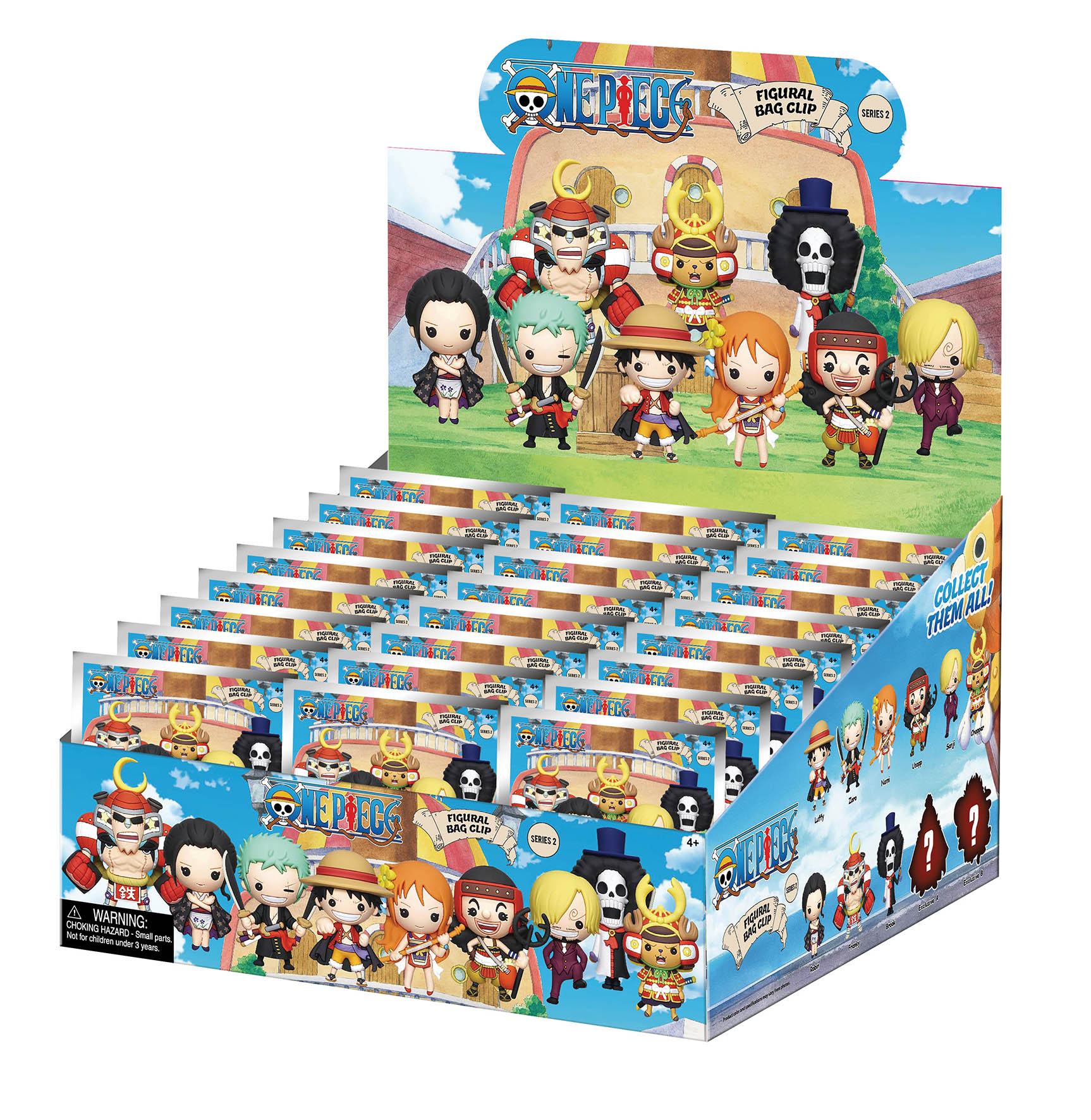 ONE PIECE S2 BAG CLIP BLIND BOX DISPLAY (24)