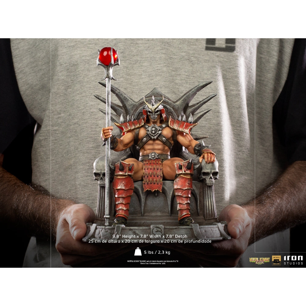 Iron Studios Mortal Kombat - Shao Khan Statue Deluxe Art Scale 1/10