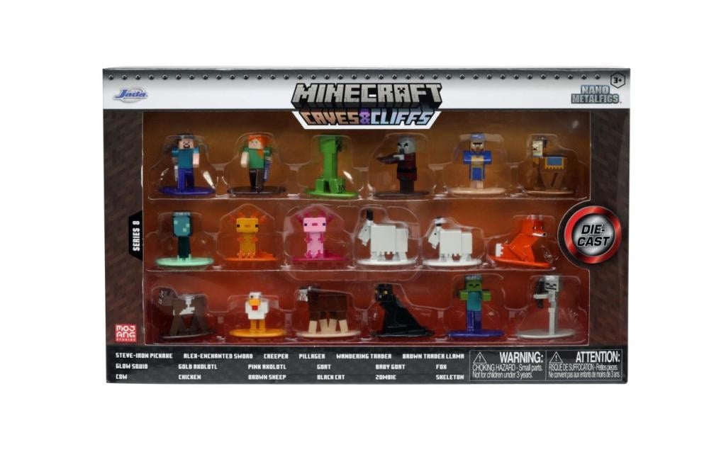 MINECRAFT - Multi Pack of 1,65inch NanoFigures - 18pc - Wave 8