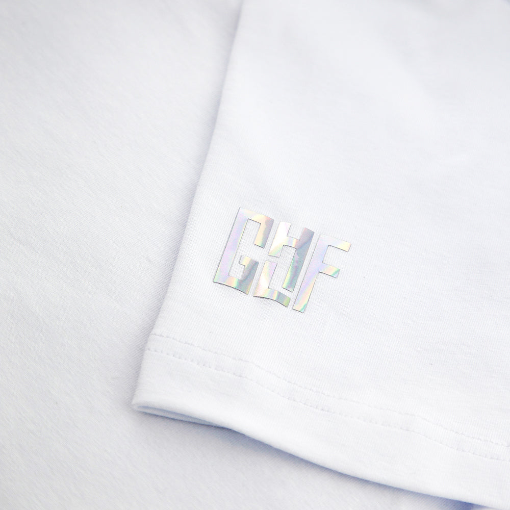 FragON - Holografic Logo Unisex T-shirt White, S