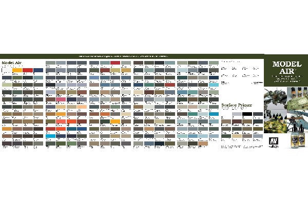 Color chart: Model Air