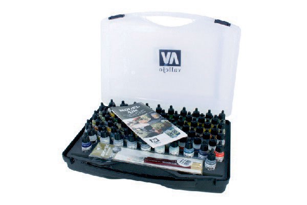 Model Air basics color set 72x17ml + 3 brushes
