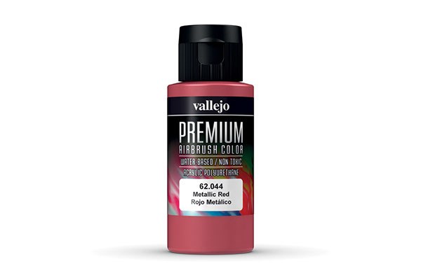 Premium color metallic red 60ml