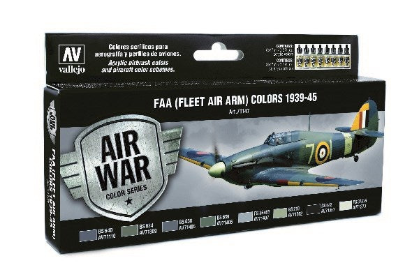 Model Air set Fleet Air Arm (FAA) 1939-45, 8x17ml