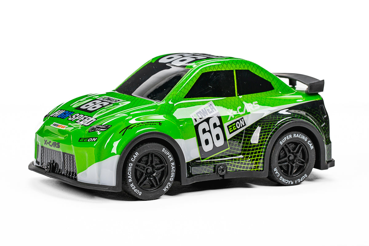 Mini Rally R/C 1:24 2,4GHz w/light, green