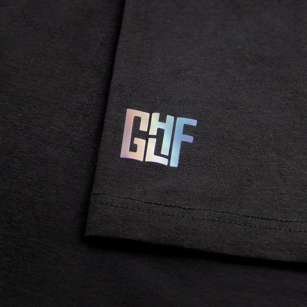 FragON - Holografic Logo Unisex T-shirt Black, XL