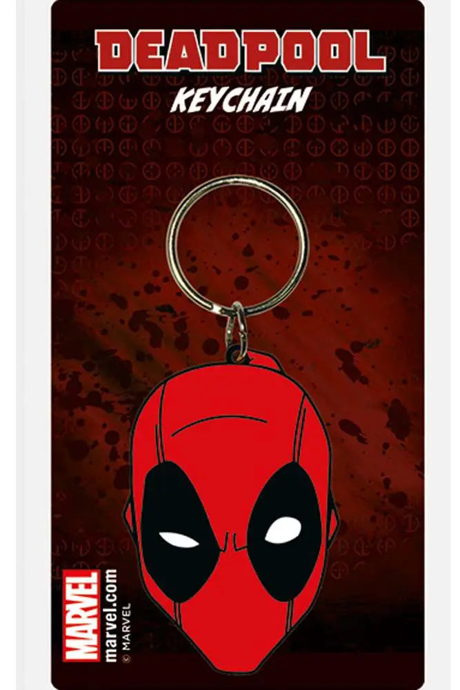 MARVEL DEADPOOL FACE KEYRING