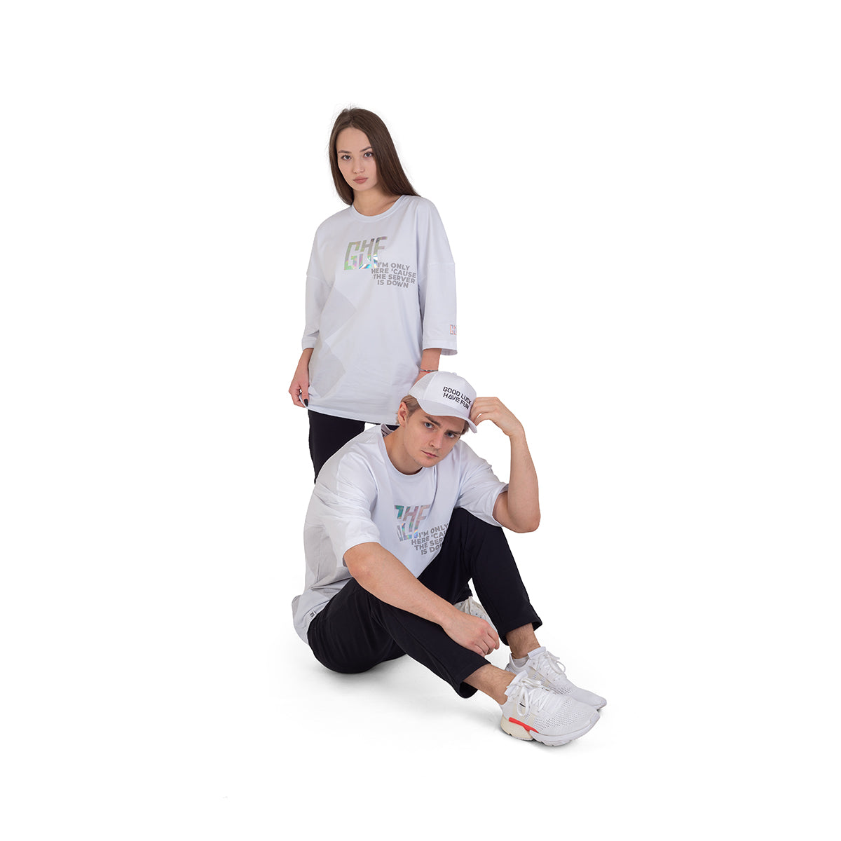 FragON - Server Down T-shirt White, S/M