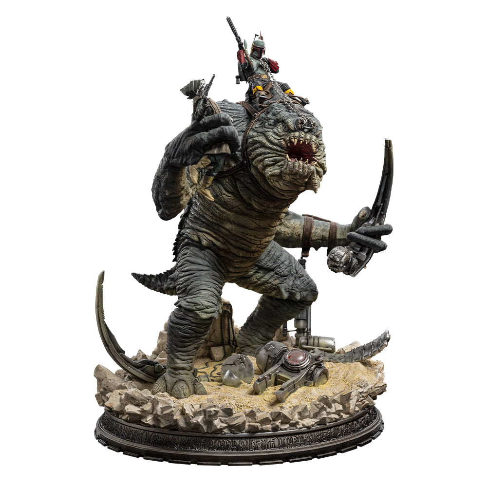 Iron Studios Star Wars - Boba Fett & Rancor Statue Demi Scale 1/20