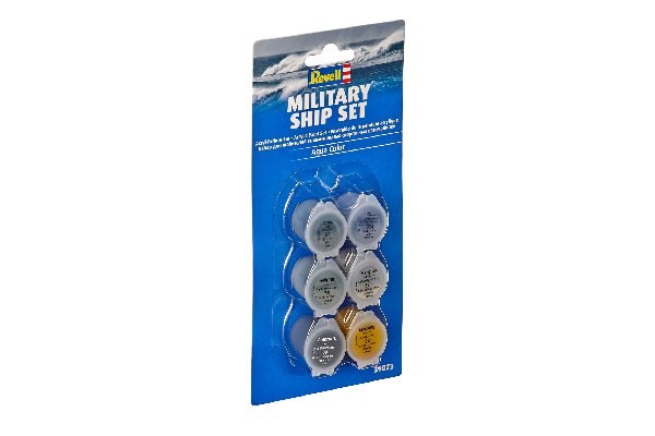 Military Ship set aqua color acrylic 6x5ml