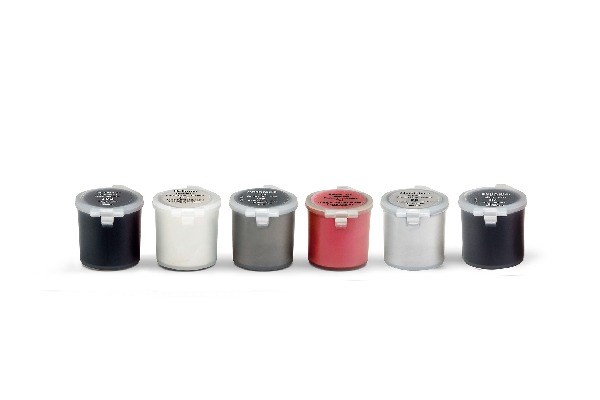 Sports Car set aqua color acrylic 6x5ml