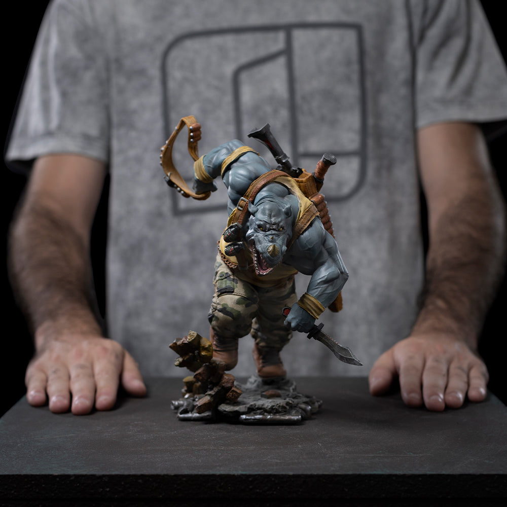 Iron Studios TEENAGE MUTANT NINJA TURTLES - Rocksteady BDS Statue 1/10