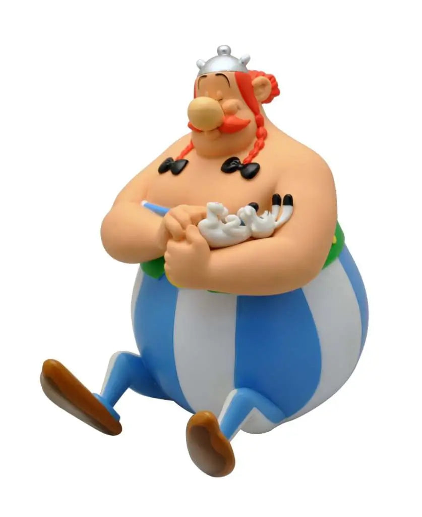 ASTERIX OBELIX WITH DOGMATIX MONEY BANK