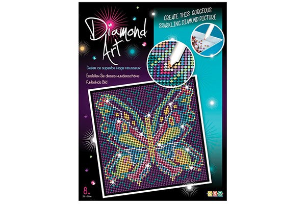 Diamond Art 20x20cm Butterfly