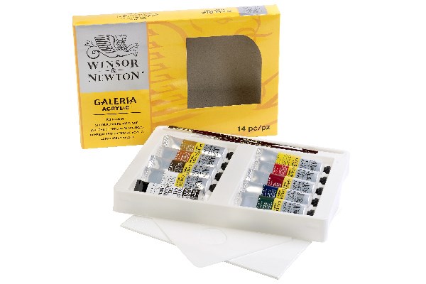 Galeria acrylic complete painting set 15pcs