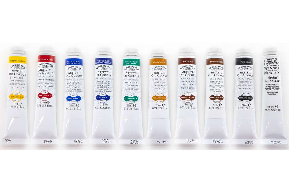 Artists' oil colour set 10x21ml