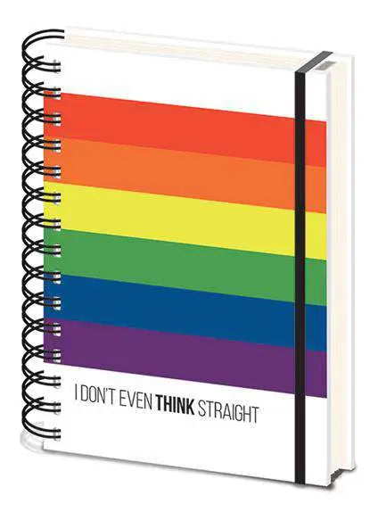 LGBT I DO NOT THINK STRAIGHT NOTEBOOK