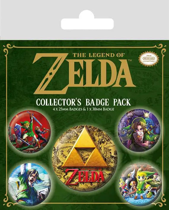 THE LEGEND OF ZELDA CLASSIC BADGE PACK