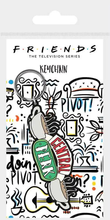 FRIENDS CENTRAL PERK RUBBER KEYCHAIN