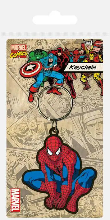 SPIDER-MAN RUBBER KEYRING