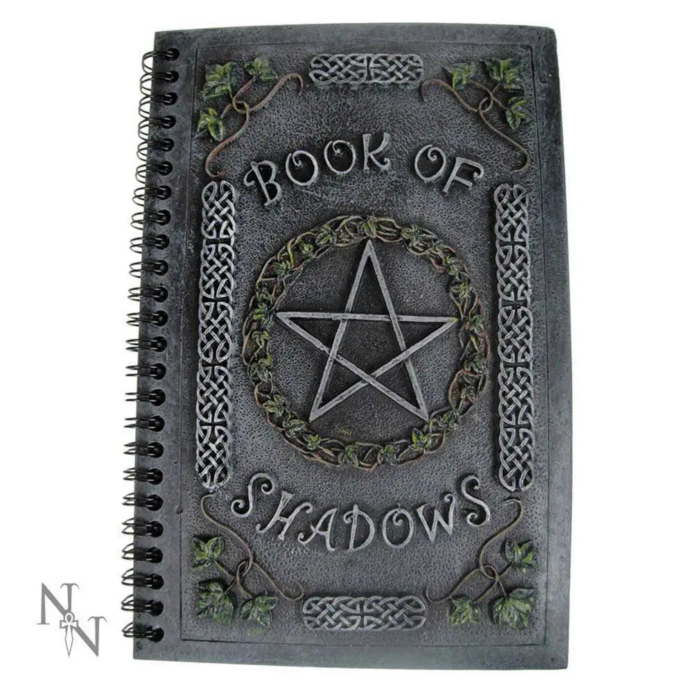 NOTEBOOK RESIN SPIRAL COVER IVY PENTAGRM