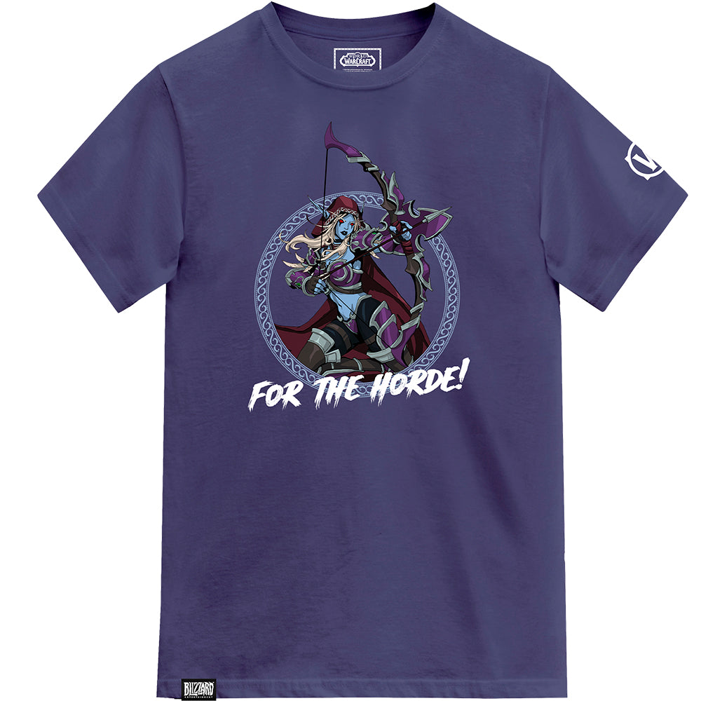 World of Warcraft For the Horde t-shirt, color: blue, size: M