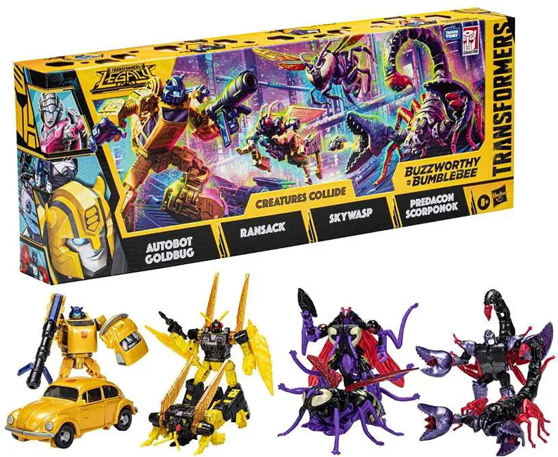 TRANSFORMERS CREATURES COLLIDE 4-PACK AF