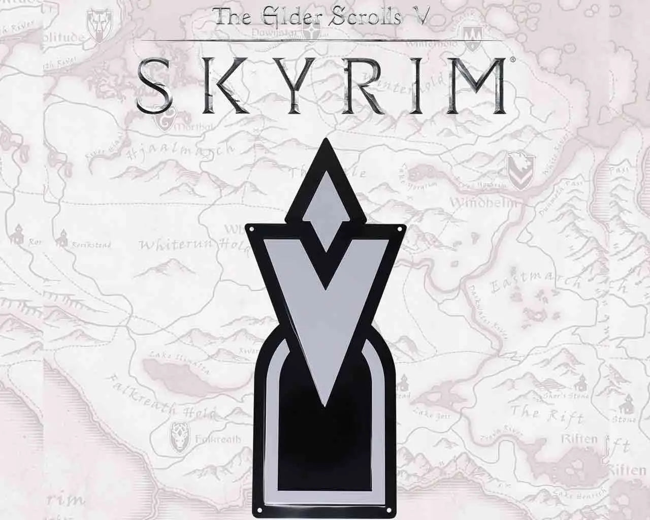 The Elder Scrolls V: Skyrim - Quest Marker Tin Sign