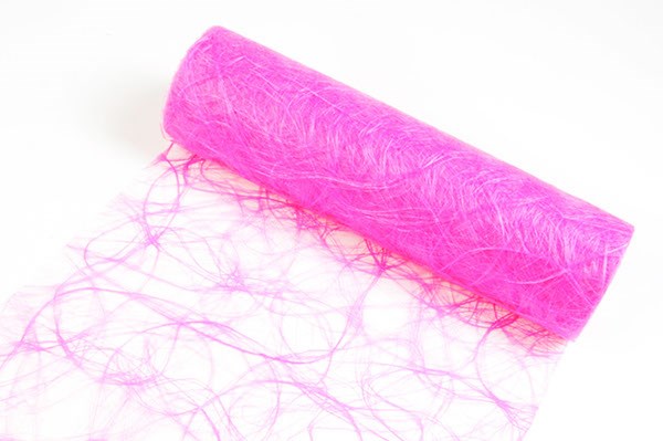 Dekorationsvæv neon fuchsia 30cmx25m