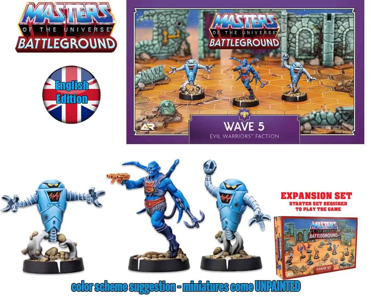 MotU:Battleground - Wave 5 - Evil Warriors Faction - ENGLISH EDITION