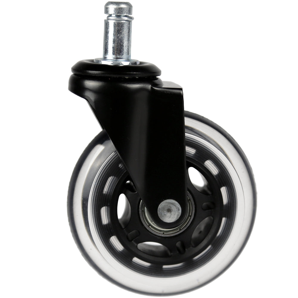 FragON Gaming Chair Spare part 1 - 75mm transparent Silicone wheels set(5 pieces)