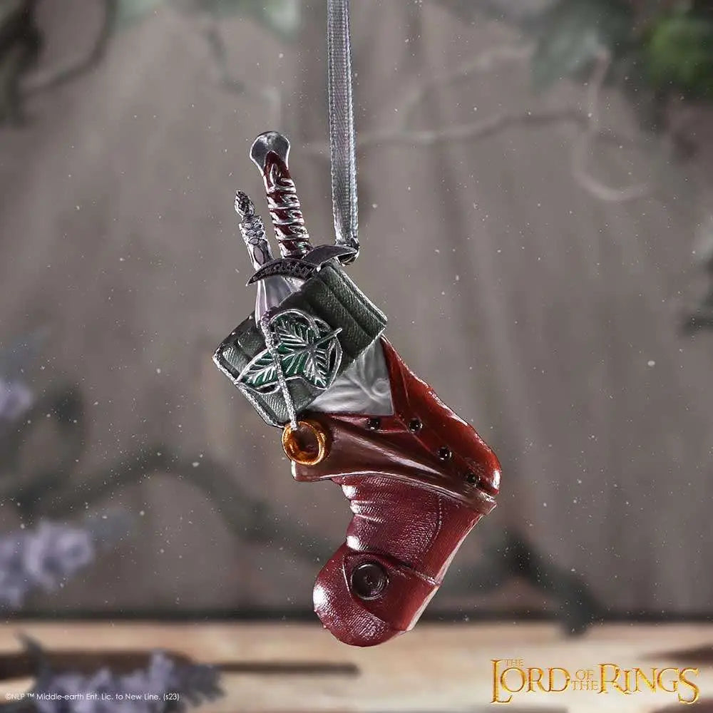 LORD OF THE RINGS FRODO STOCKING HANGING ORNAMENT