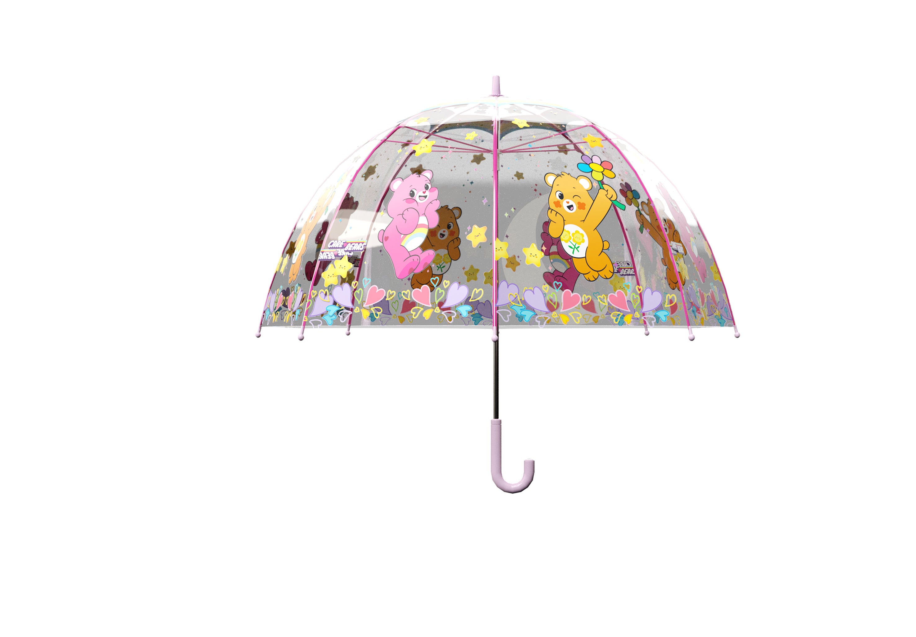 CARE BEAR - Manual Transparent Umbrella 48 cm