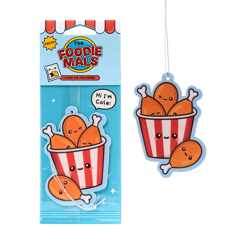 KAWAII - Fried Chicken - Car Air Freshener - Lemon