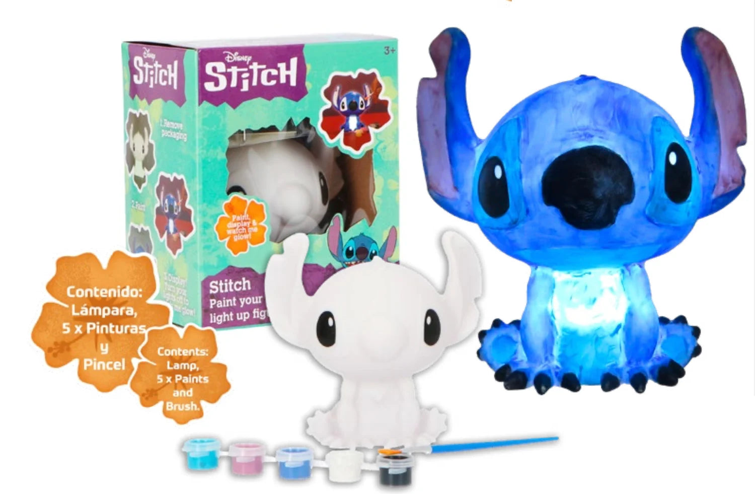 STITCH - 3D Light Up Figure to Paint 6,70inch