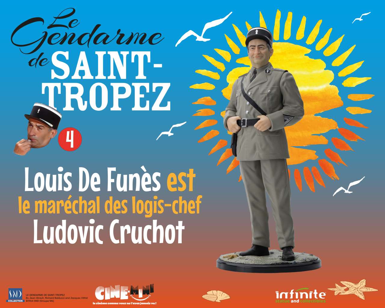 THE TROOPS OF ST. TROPEZ - Ludovic Cruchot - Figure 16cm