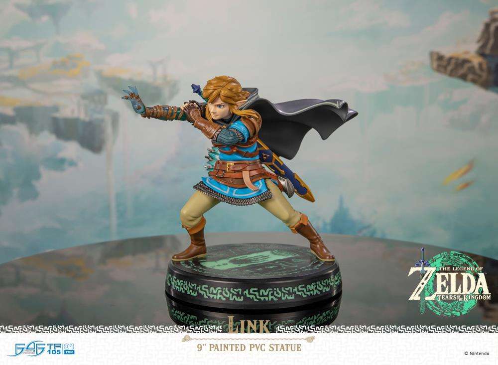 LEGEND OF ZELA TEARS OF THE KINGDOM - Link - Statue 18cm