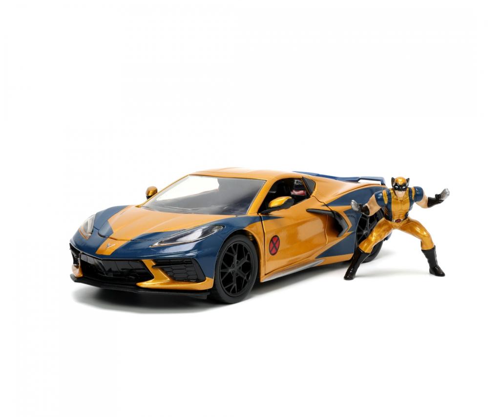 X-MEN - Wolverine & 2020 Chevrolet Corvette Stingray - 1:24
