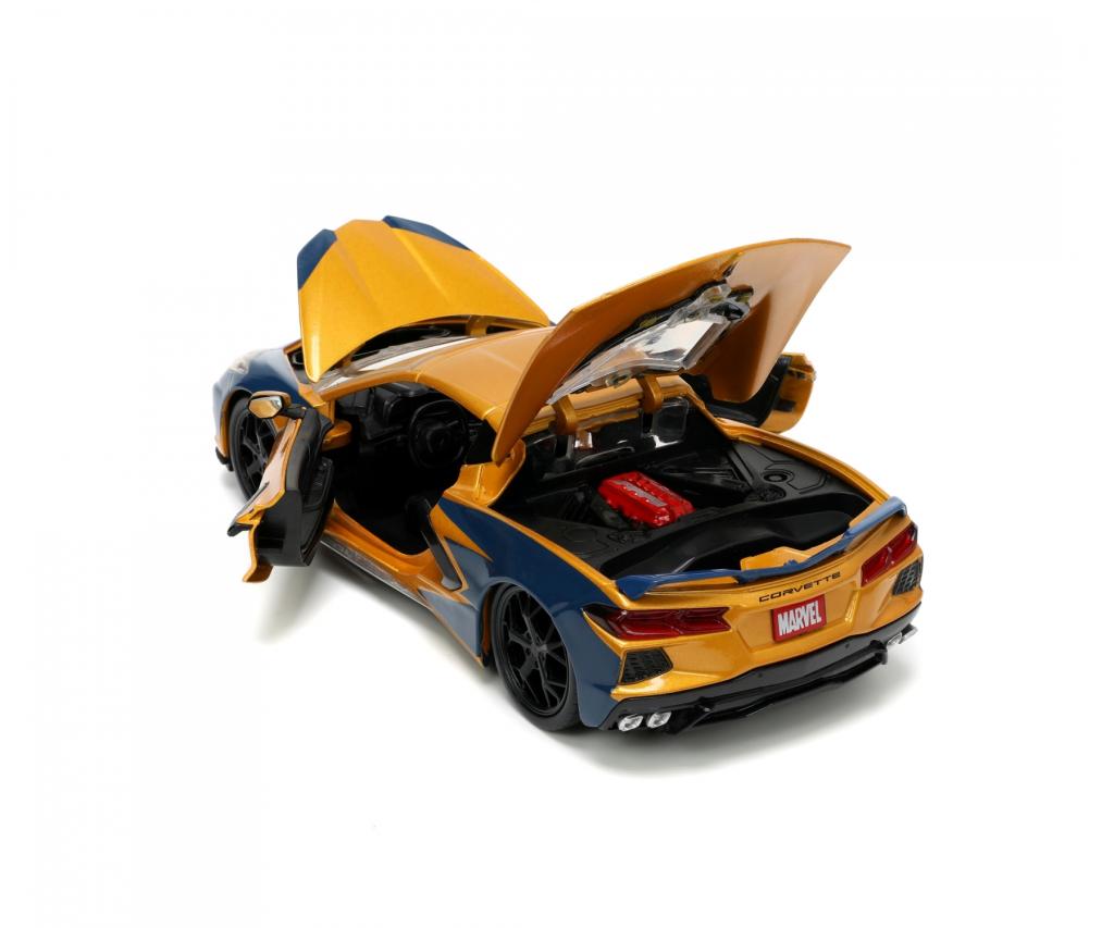 X-MEN - Wolverine & 2020 Chevrolet Corvette Stingray - 1:24