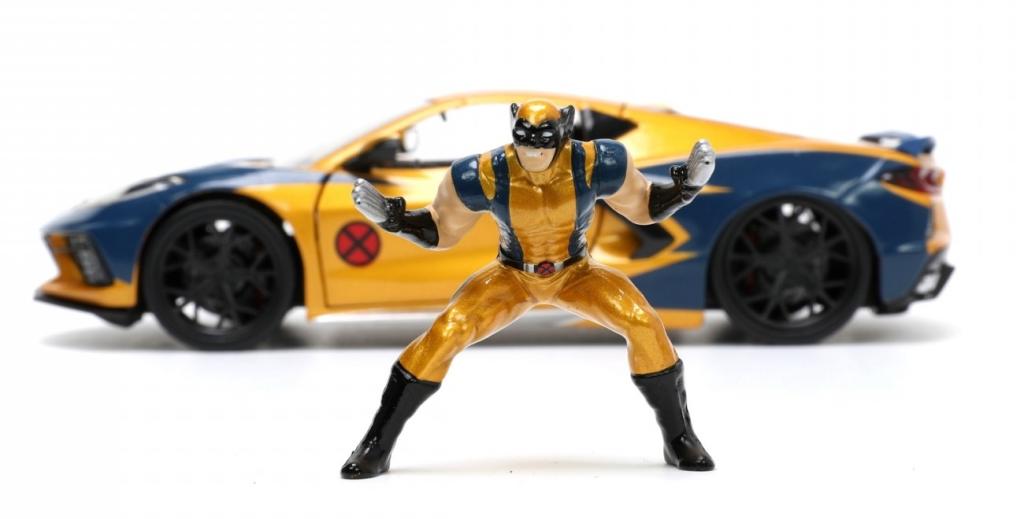 X-MEN - Wolverine & 2020 Chevrolet Corvette Stingray - 1:24