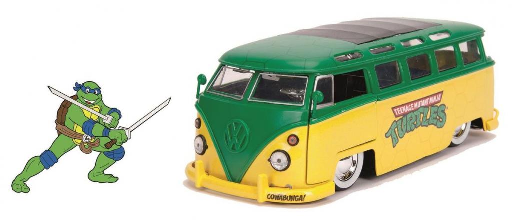 TMNT - Leonardo & 1962 VW Bus - 1:24