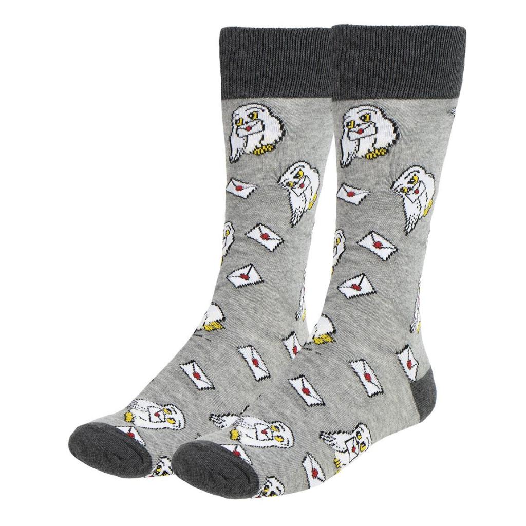 HARRY POTTER - Pack de 3 Paires de Chaussettes (Taille 38-45)